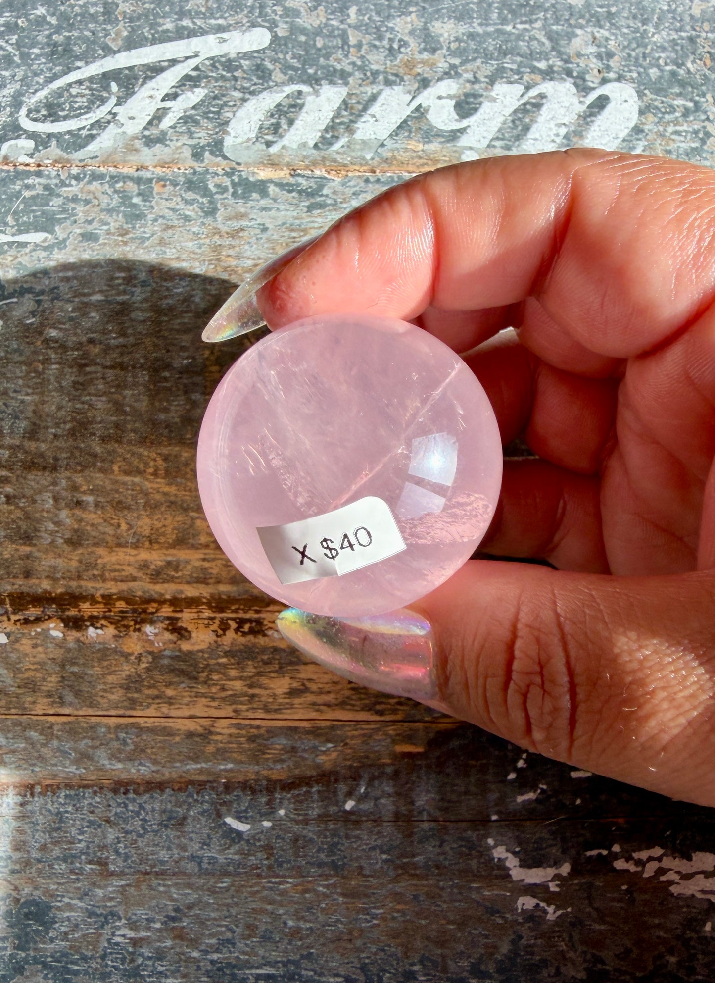 Gorgeous Rose Quartz Sphere | Opt X