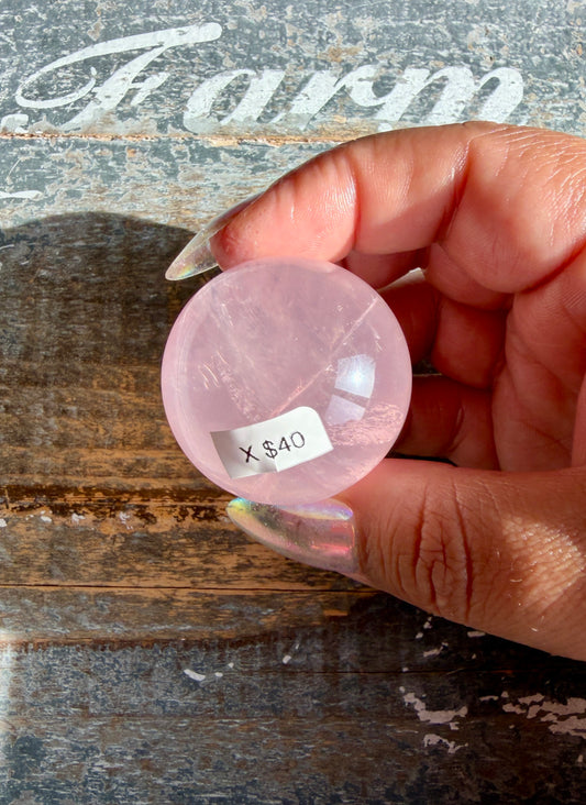 Gorgeous Rose Quartz Sphere | Opt X