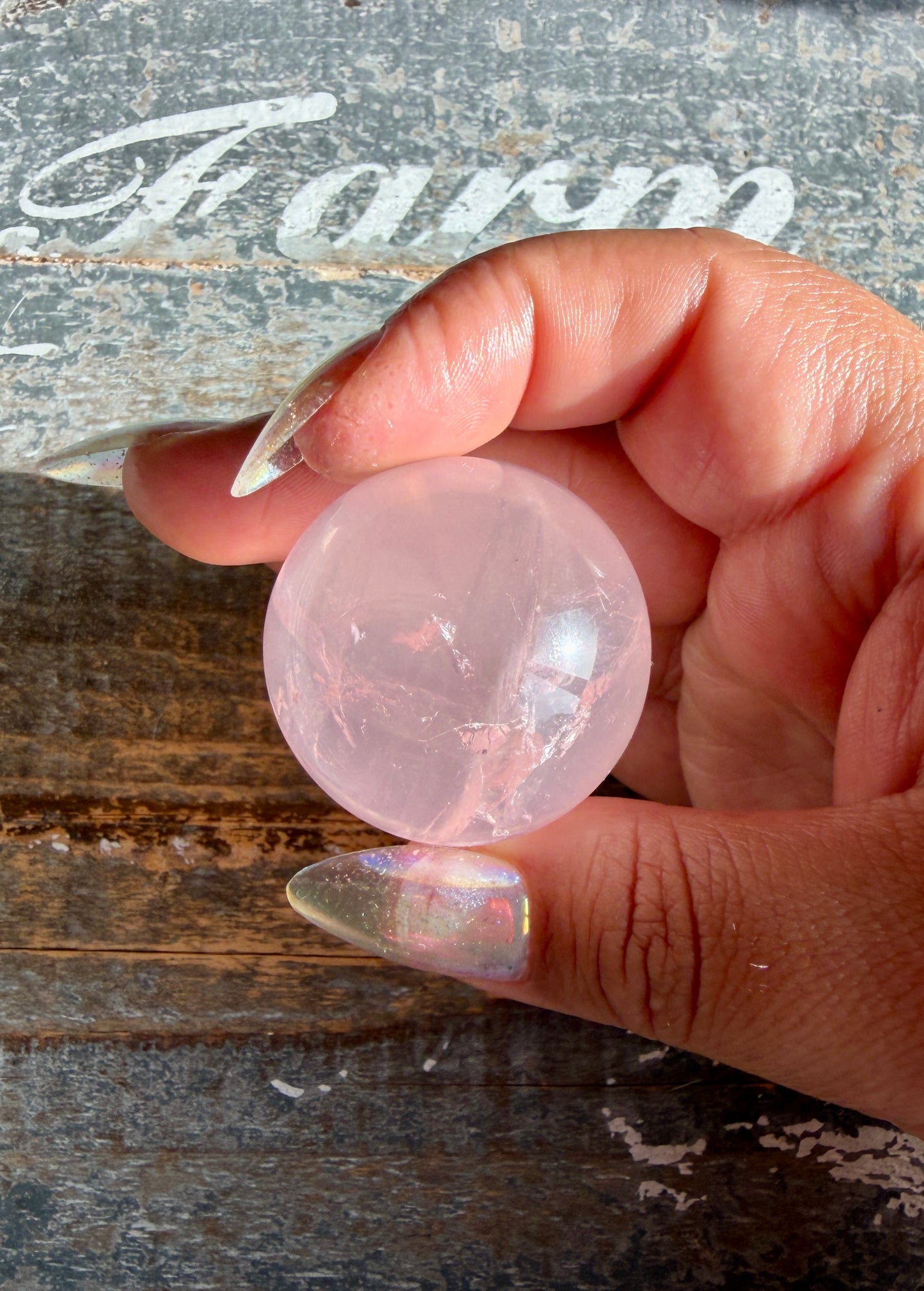 Gorgeous Rose Quartz Sphere | Opt X