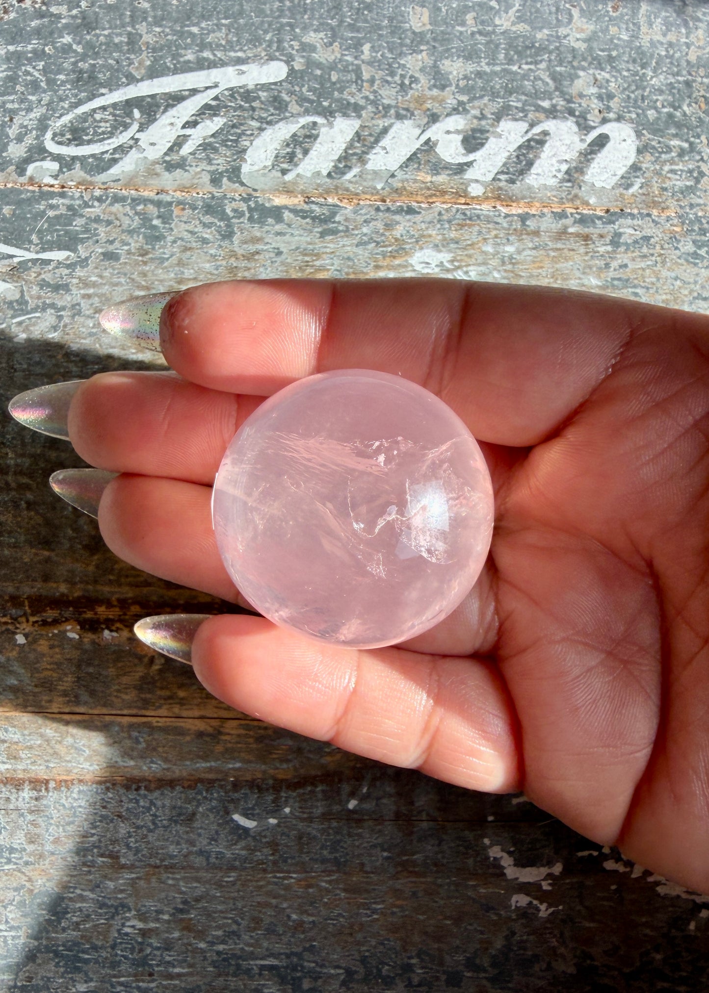 Gorgeous Rose Quartz Sphere | Opt X