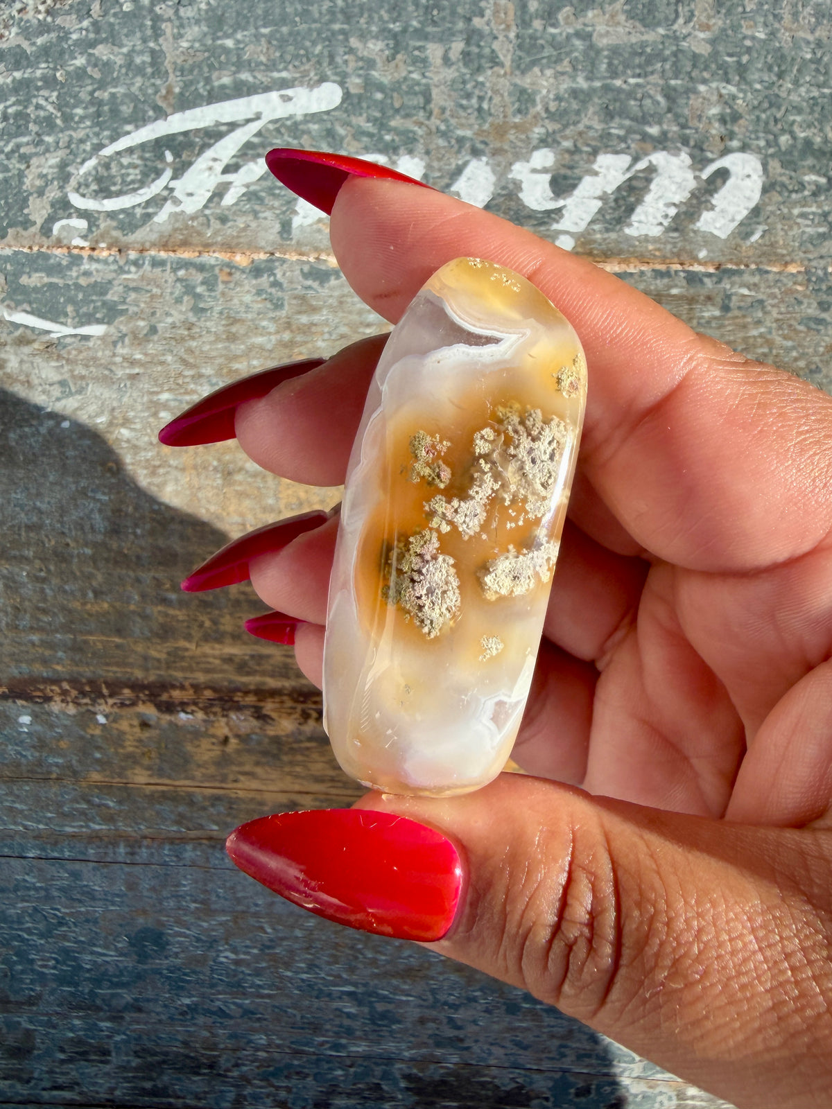 Gorgeous Indonesian Scenic Moss Agate Freeform | Opt 8