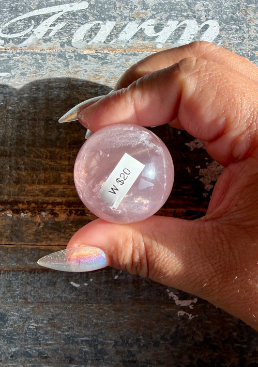 Gorgeous Rose Quartz Sphere | Opt W