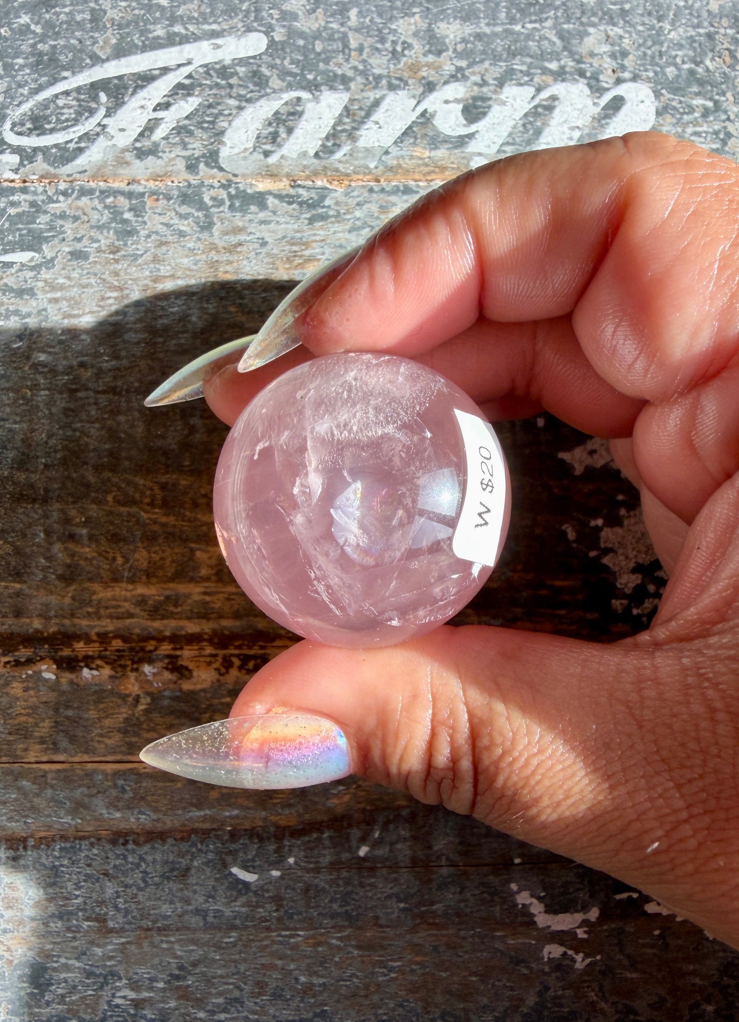 Gorgeous Rose Quartz Sphere | Opt W