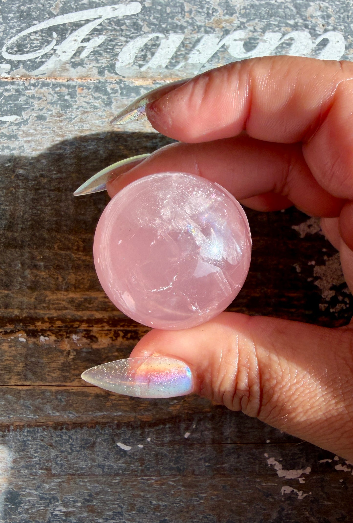 Gorgeous Rose Quartz Sphere | Opt W