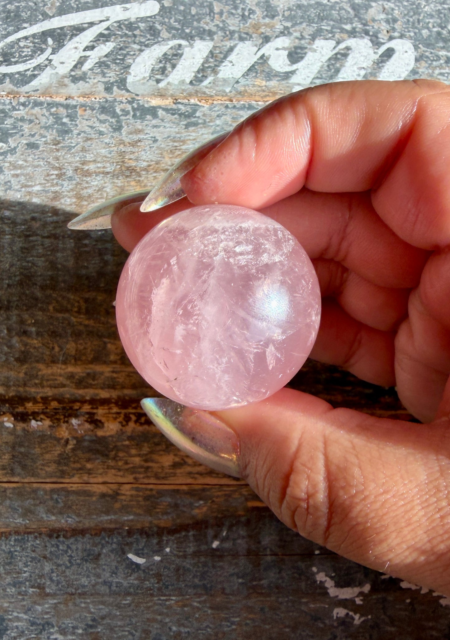 Gorgeous Rose Quartz Sphere | Opt W