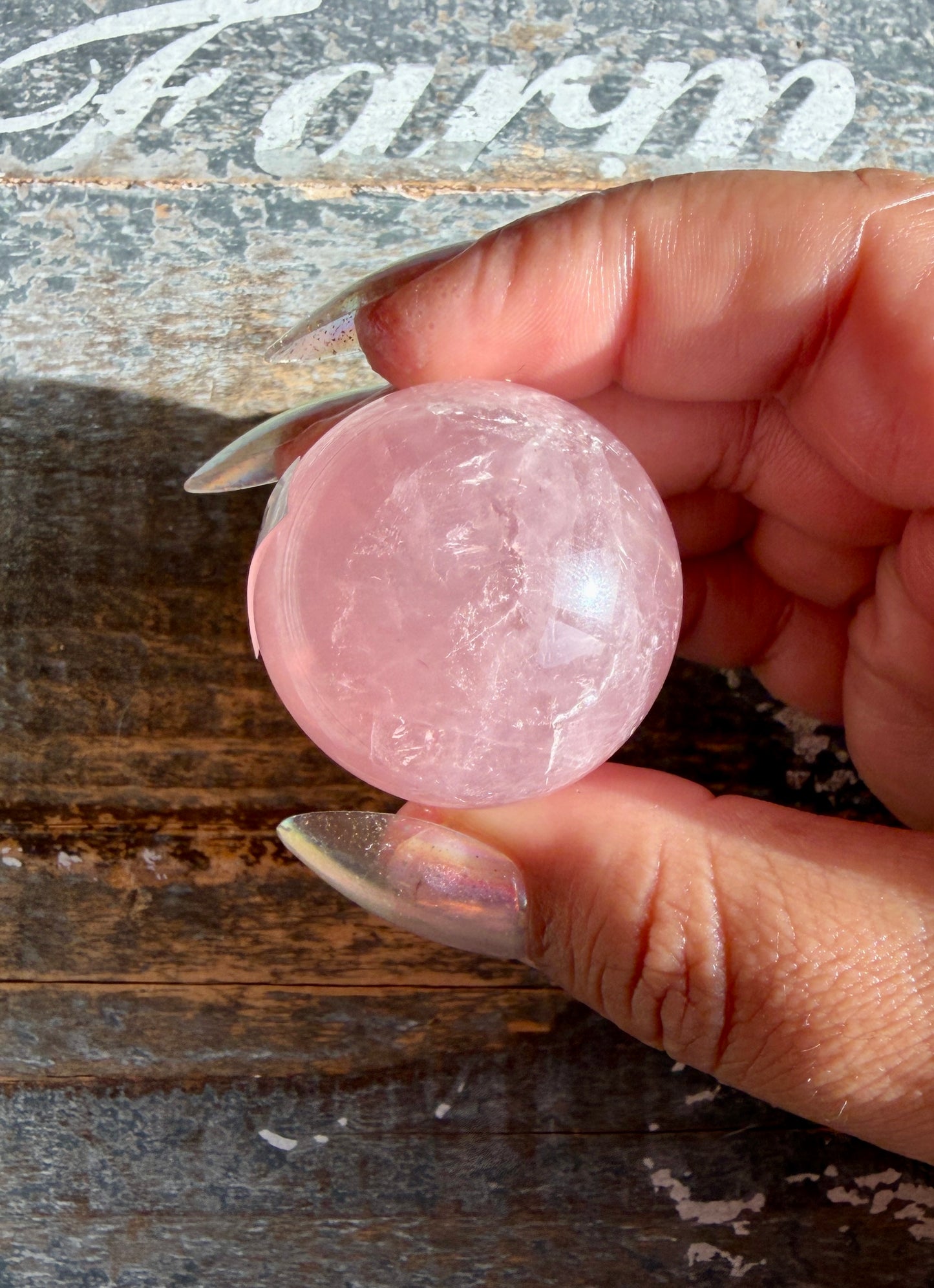 Gorgeous Rose Quartz Sphere | Opt W
