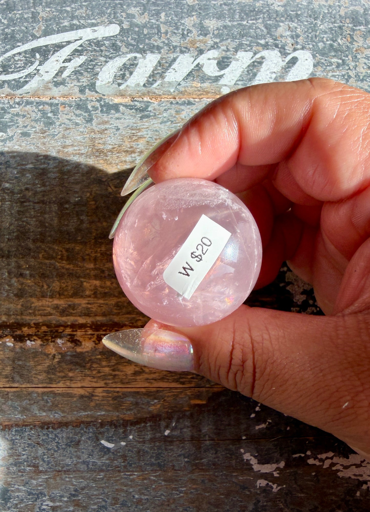 Gorgeous Rose Quartz Sphere | Opt W