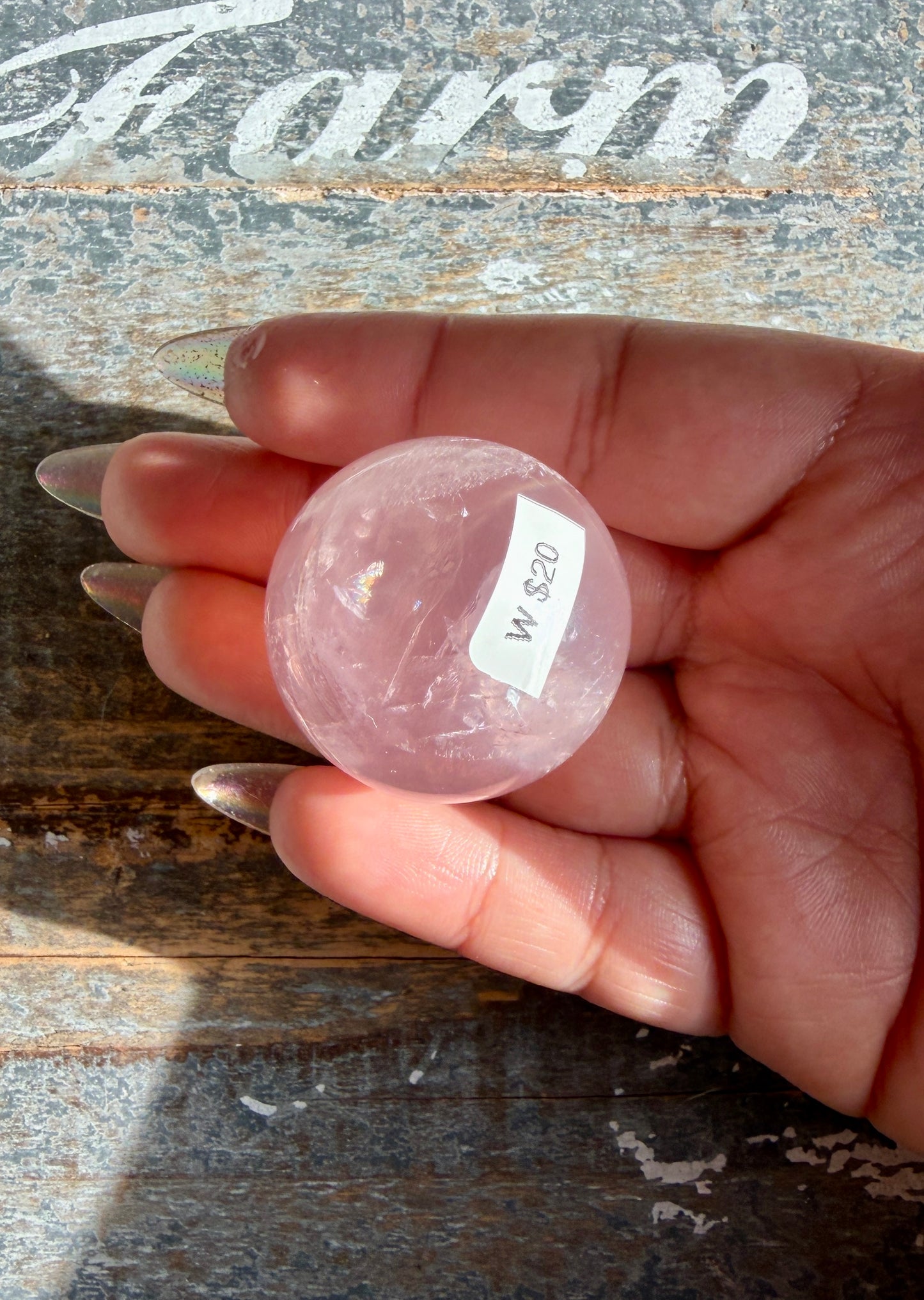 Gorgeous Rose Quartz Sphere | Opt W
