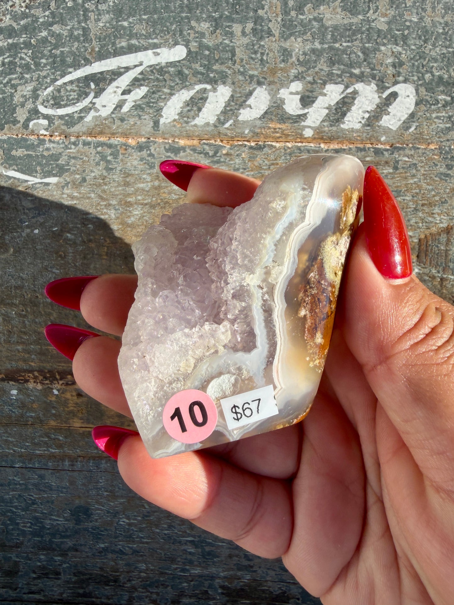 Gorgeous Indonesian Scenic Moss Agate Freeform | Opt 10
