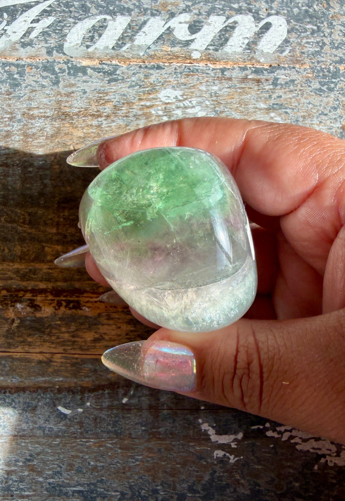 Gorgeous Rainbow Fluorite Freeform | Opt M