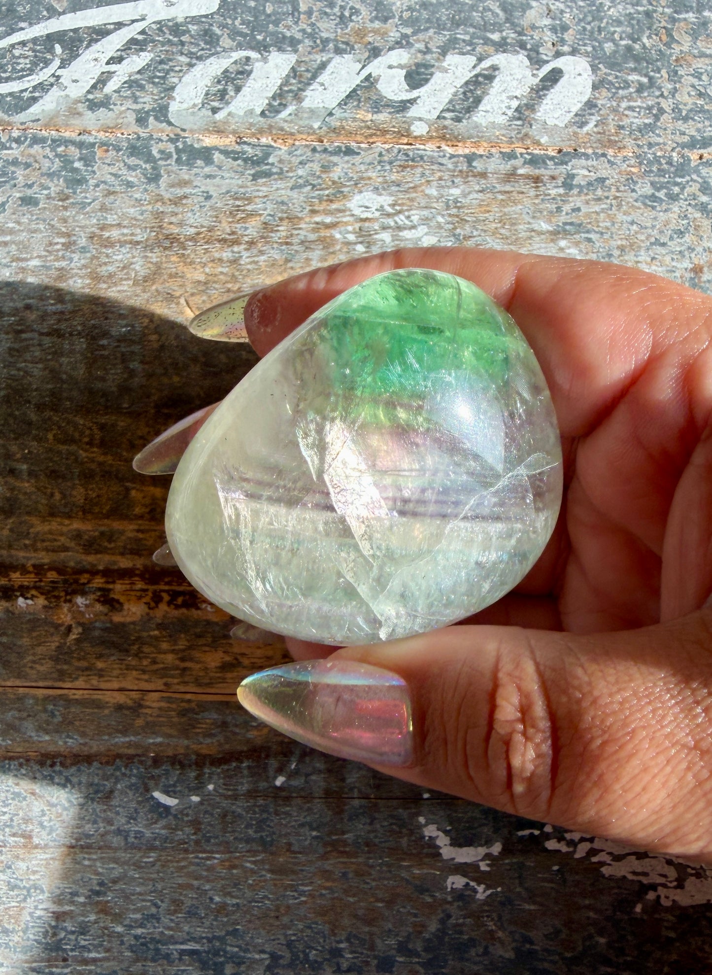 Gorgeous Rainbow Fluorite Freeform | Opt M
