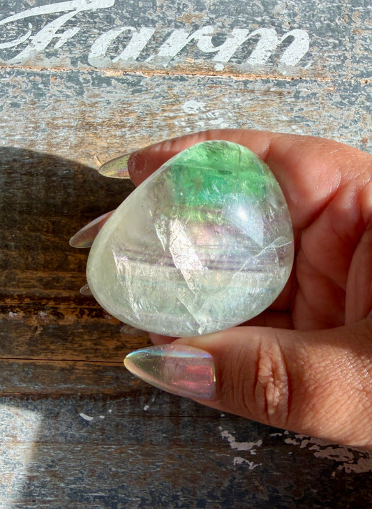 Gorgeous Rainbow Fluorite Freeform | Opt M