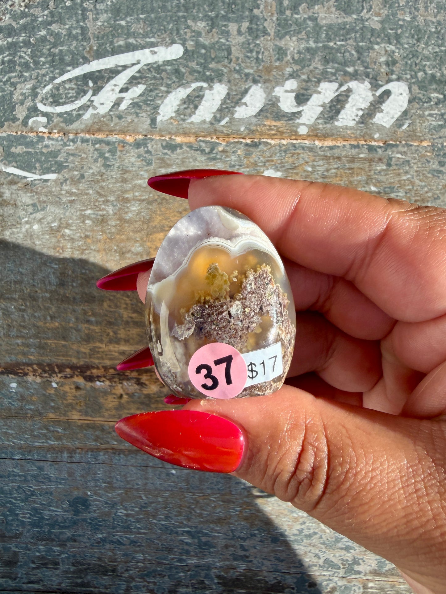 Gorgeous Indonesian Scenic Moss Agate Freeform | Opt 37