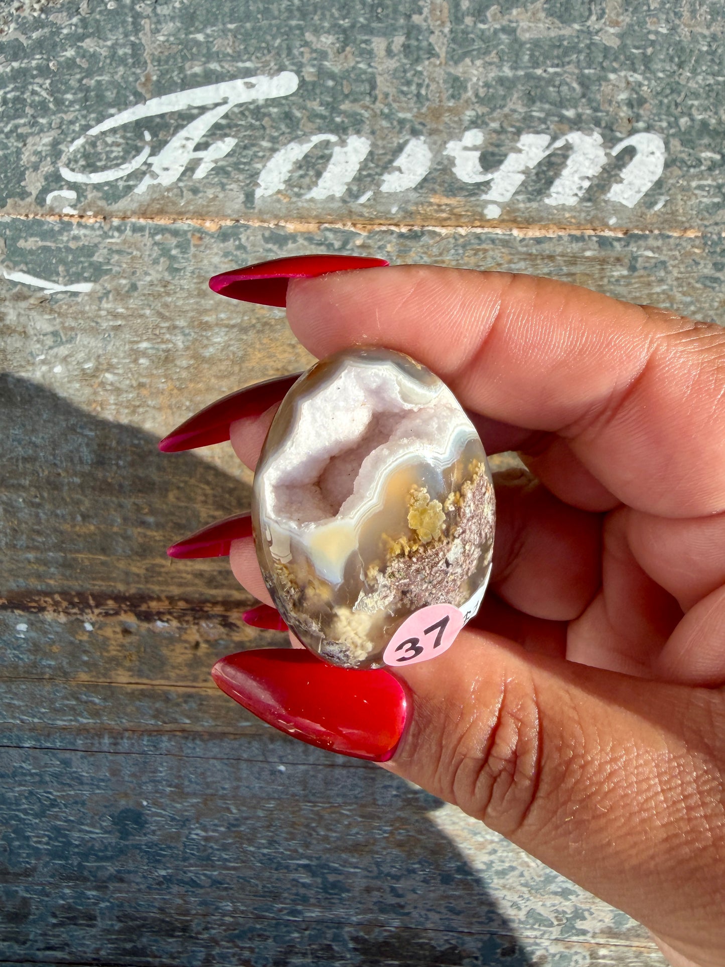 Gorgeous Indonesian Scenic Moss Agate Freeform | Opt 37