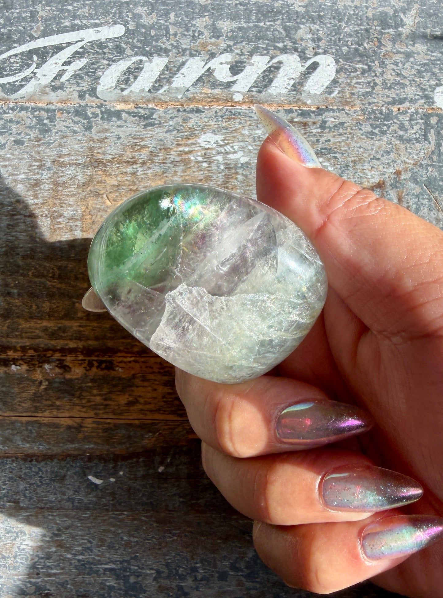 Gorgeous Rainbow Fluorite Freeform | Opt M