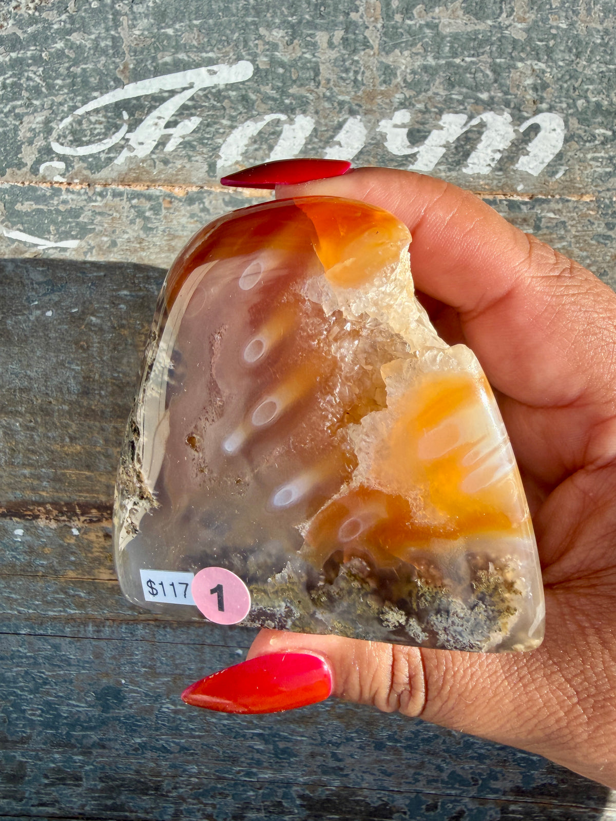 Gorgeous Indonesian Scenic Moss Agate Freeform | Opt 1