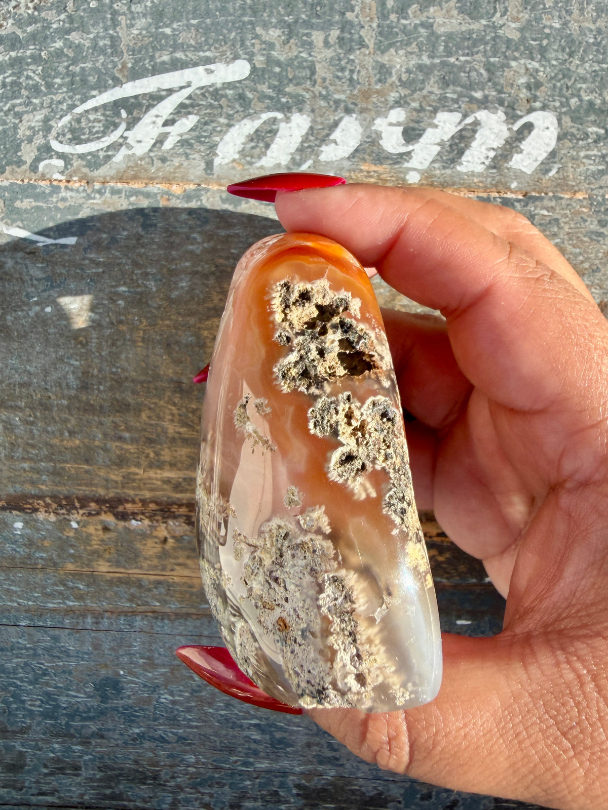 Gorgeous Indonesian Scenic Moss Agate Freeform | Opt 1
