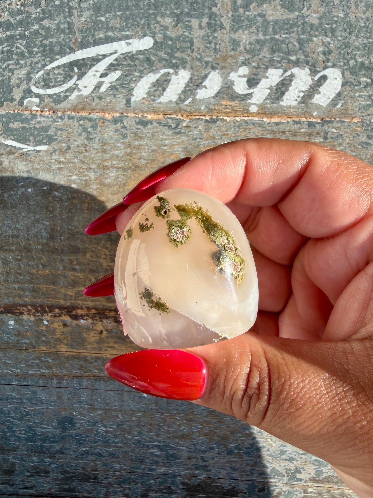 Gorgeous Indonesian Scenic Moss Agate Freeform | Opt 33