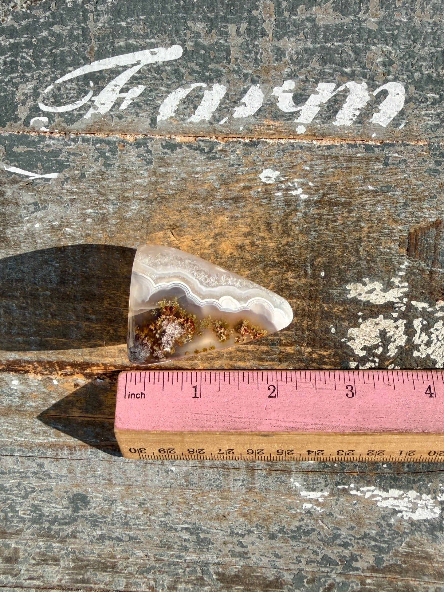 Gorgeous Indonesian Scenic Moss Agate Freeform | Opt 5