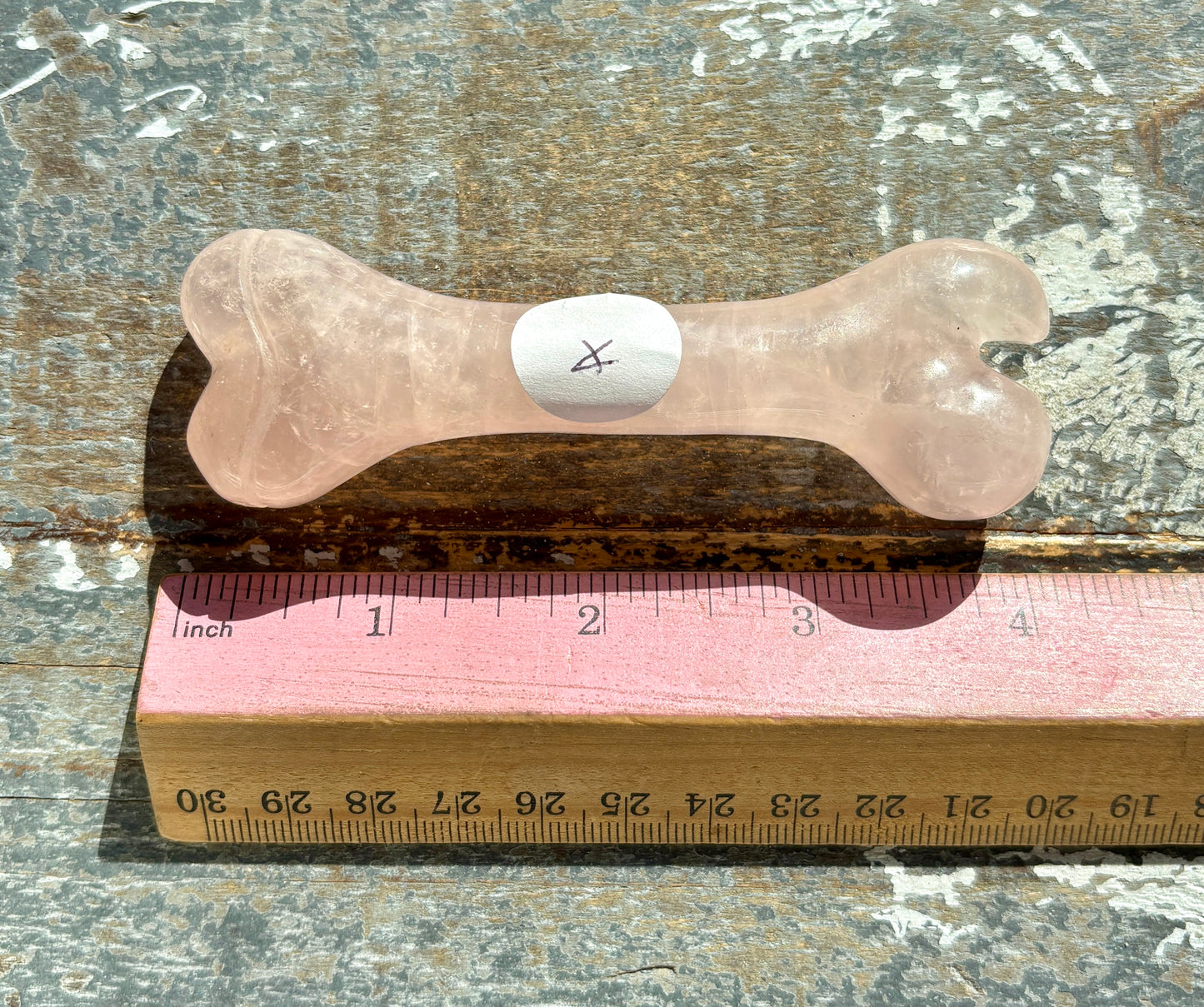 Gorgeous Rose Quartz Hand Carved Bone from Madagascar | A