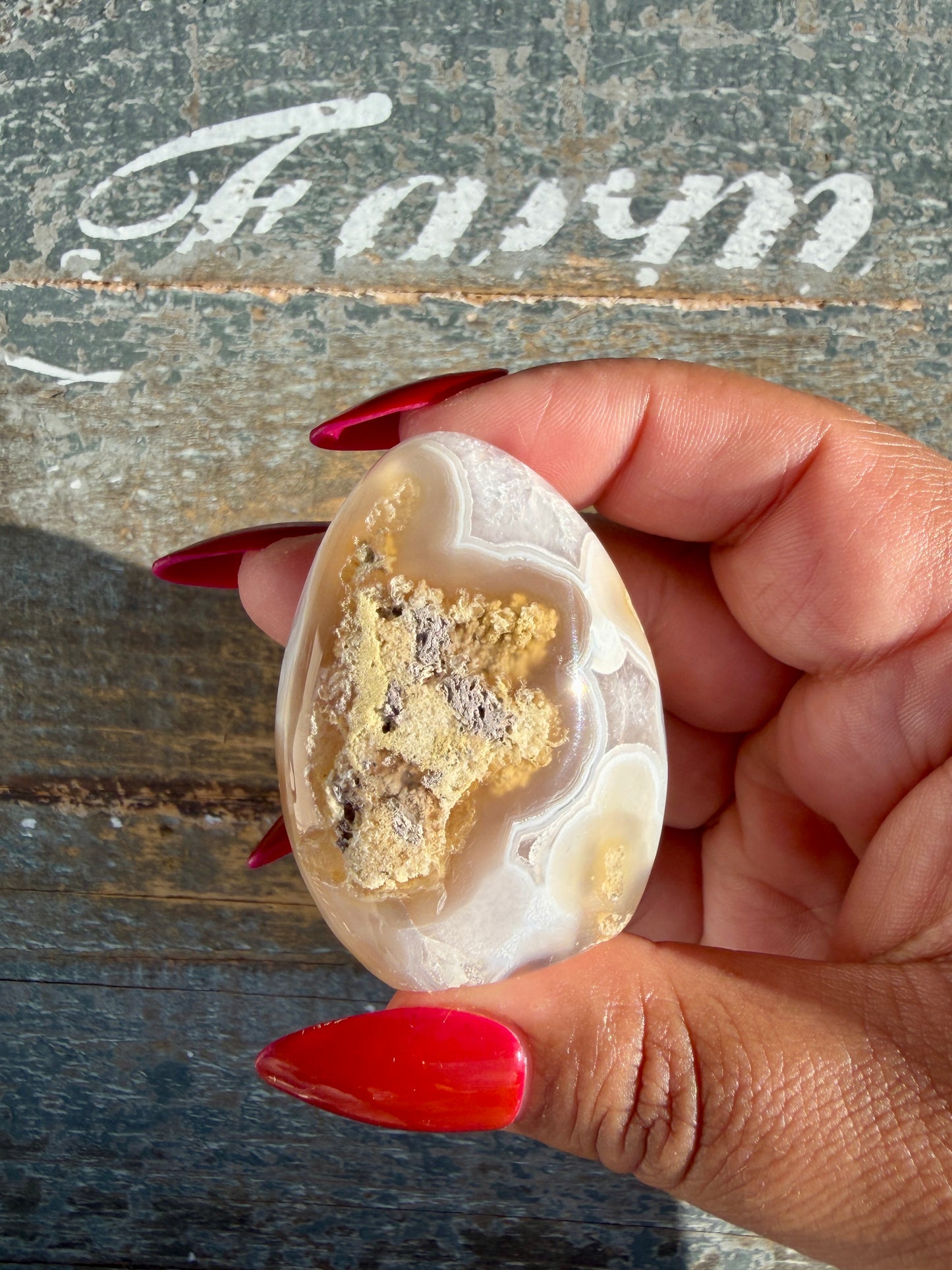 Gorgeous Indonesian Scenic Moss Agate Freeform | Opt 11