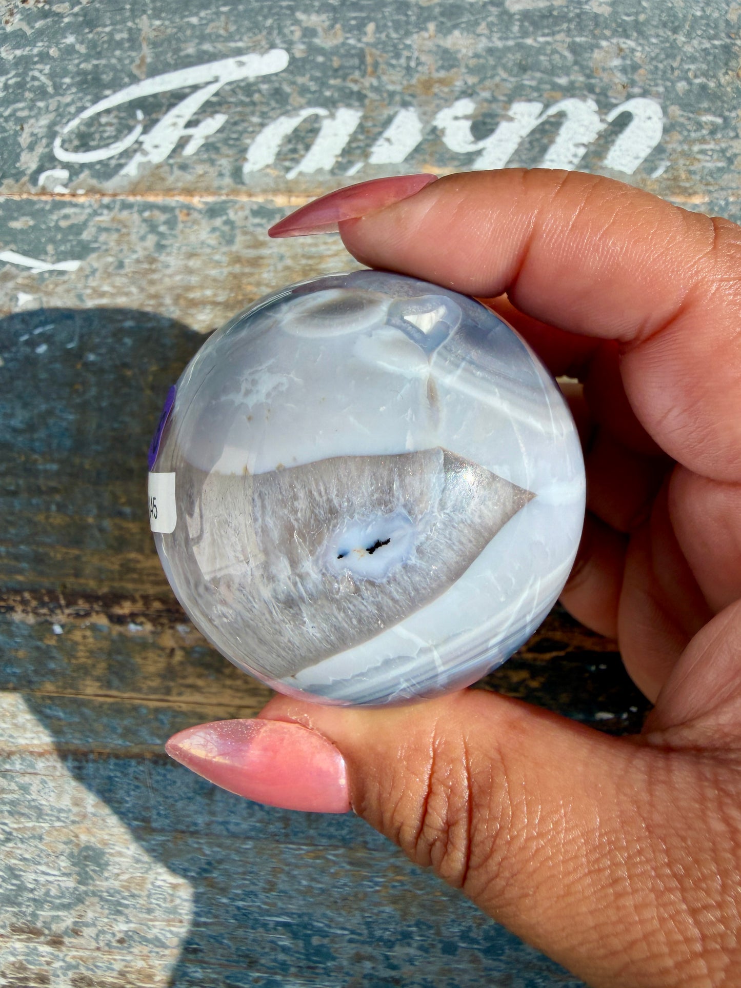 Gorgeous Carnelian/Orca Agate Sphere | Opt 26