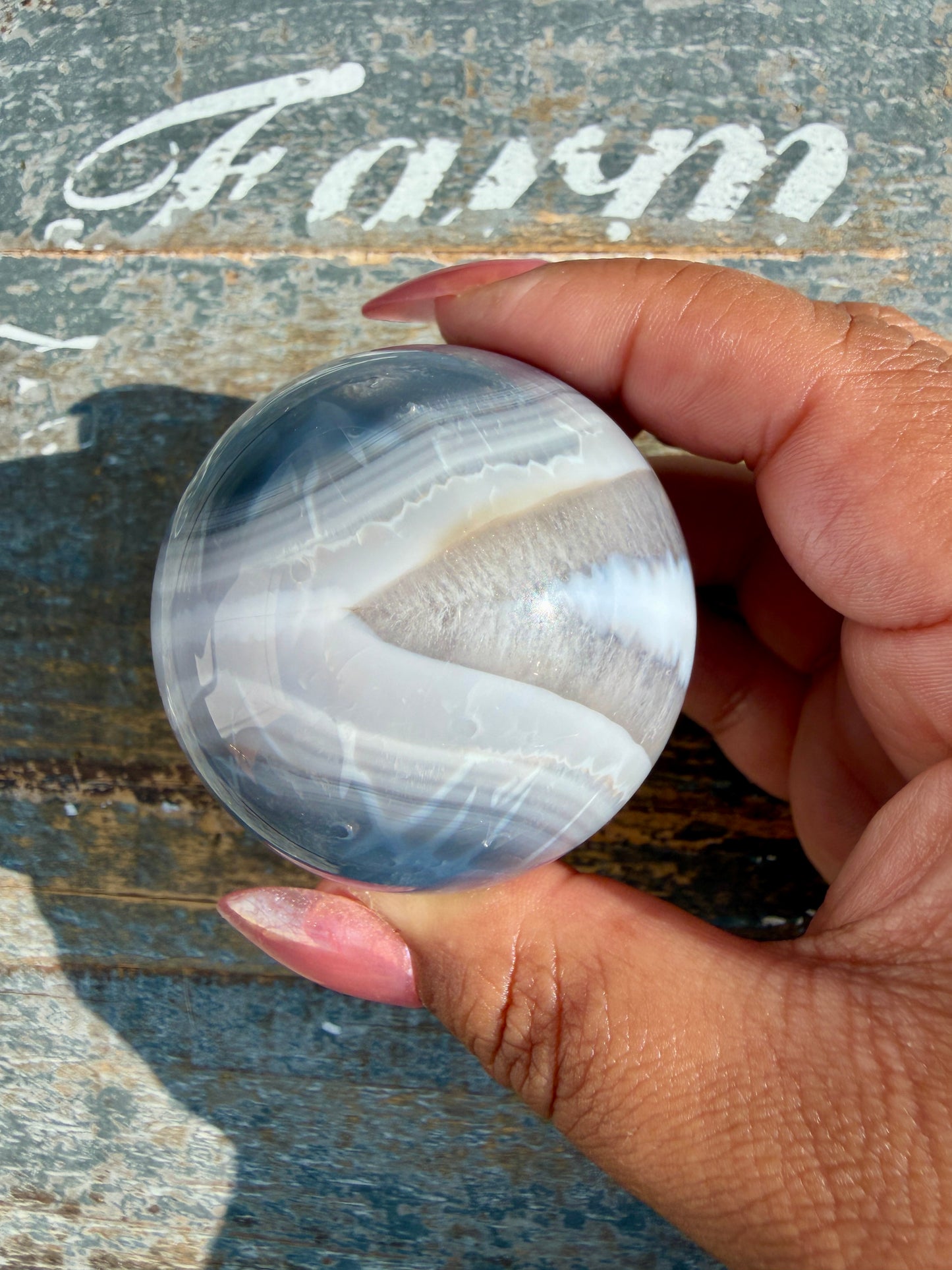 Gorgeous Carnelian/Orca Agate Sphere | Opt 26