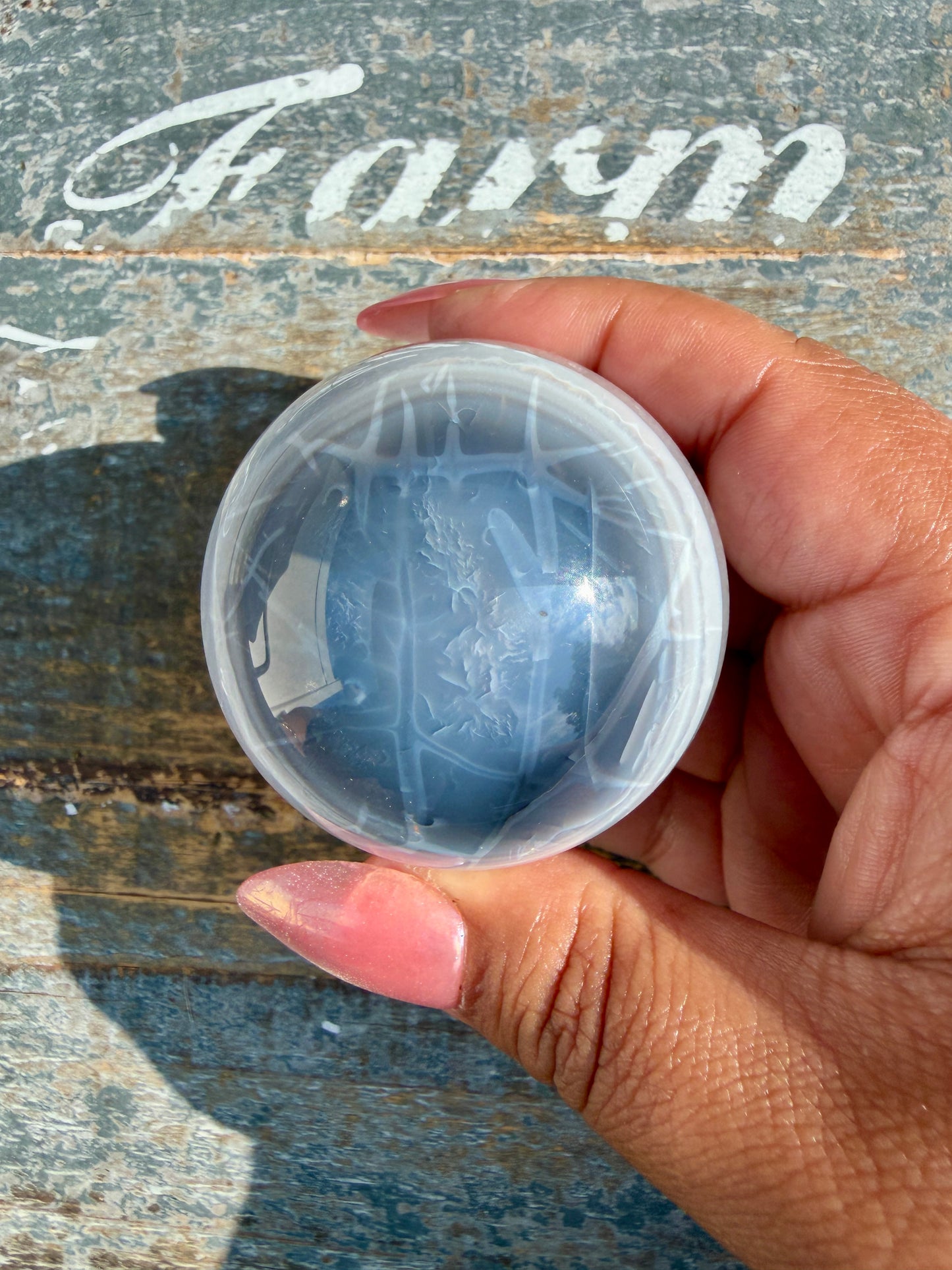 Gorgeous Carnelian/Orca Agate Sphere | Opt 26