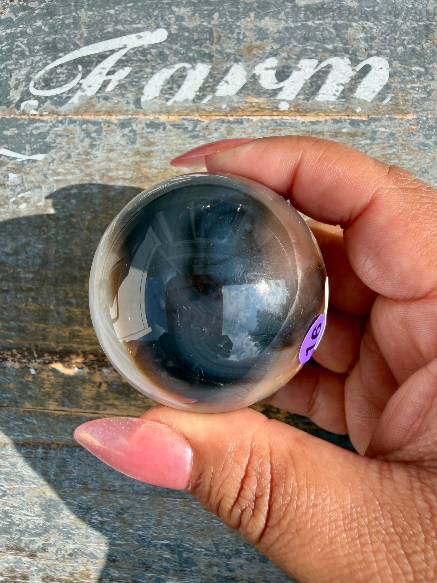 Gorgeous Carnelian/Orca Agate Sphere | Opt 16