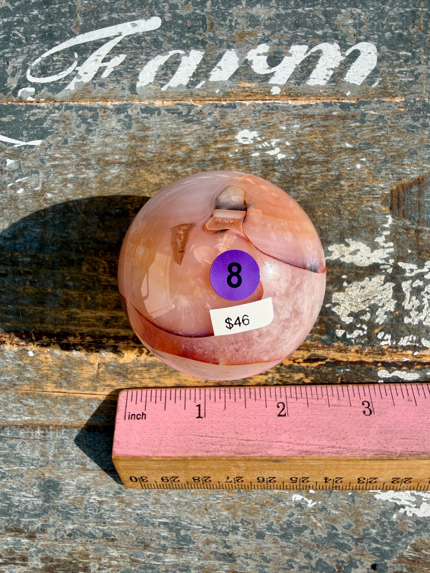 Gorgeous Carnelian/Orca Agate Sphere | Opt 8