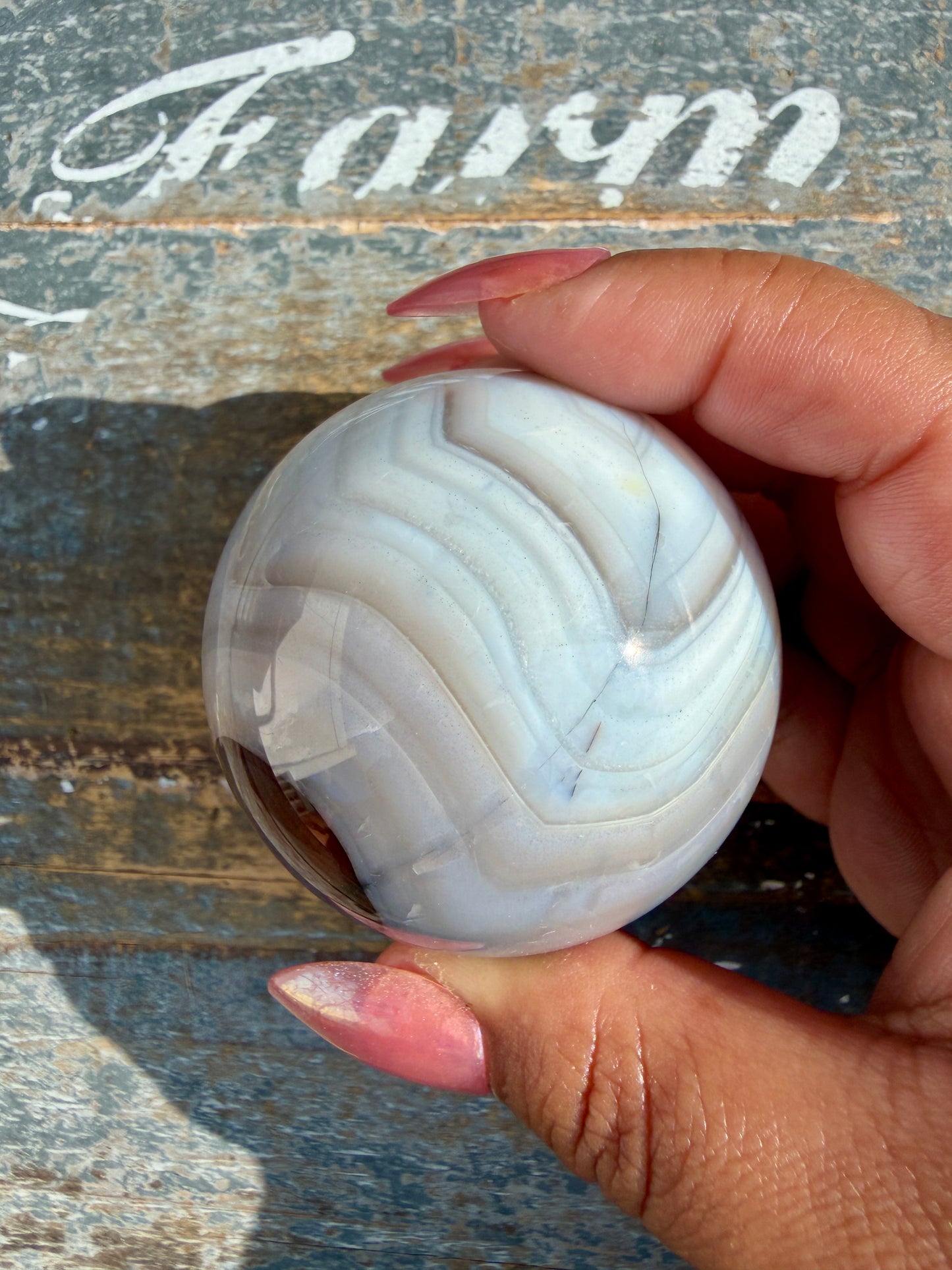 Gorgeous Carnelian/Orca Agate Sphere | Opt 24