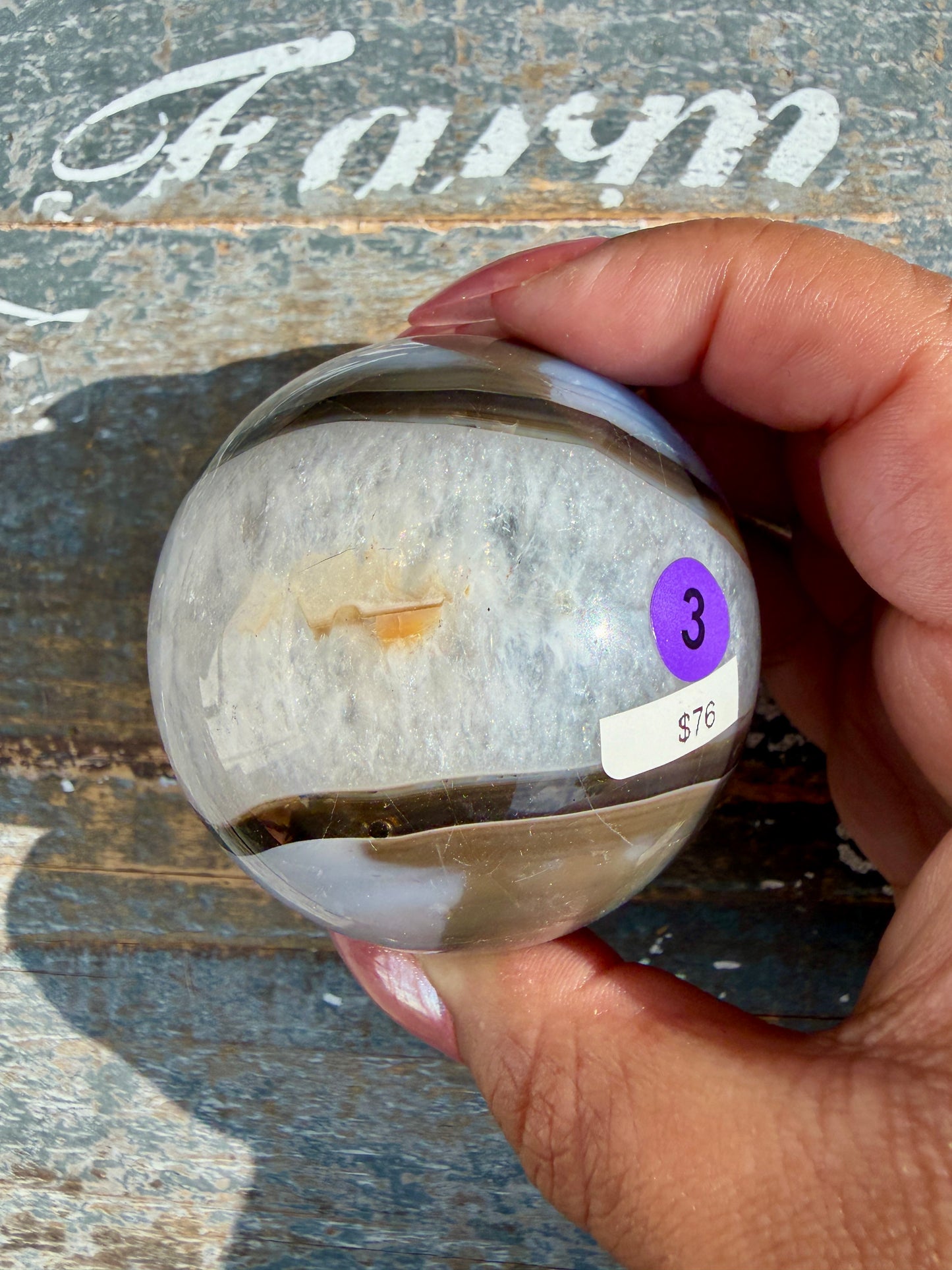 Gorgeous Carnelian/Orca Agate Sphere | Opt 3