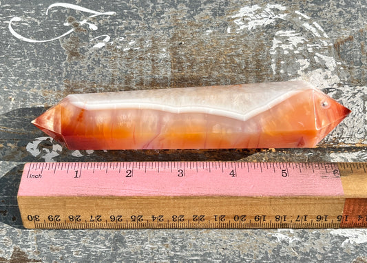 Gorgeous Carnelian Wand from Madagascar