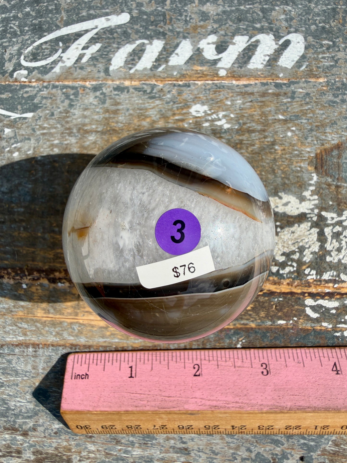 Gorgeous Carnelian/Orca Agate Sphere | Opt 3