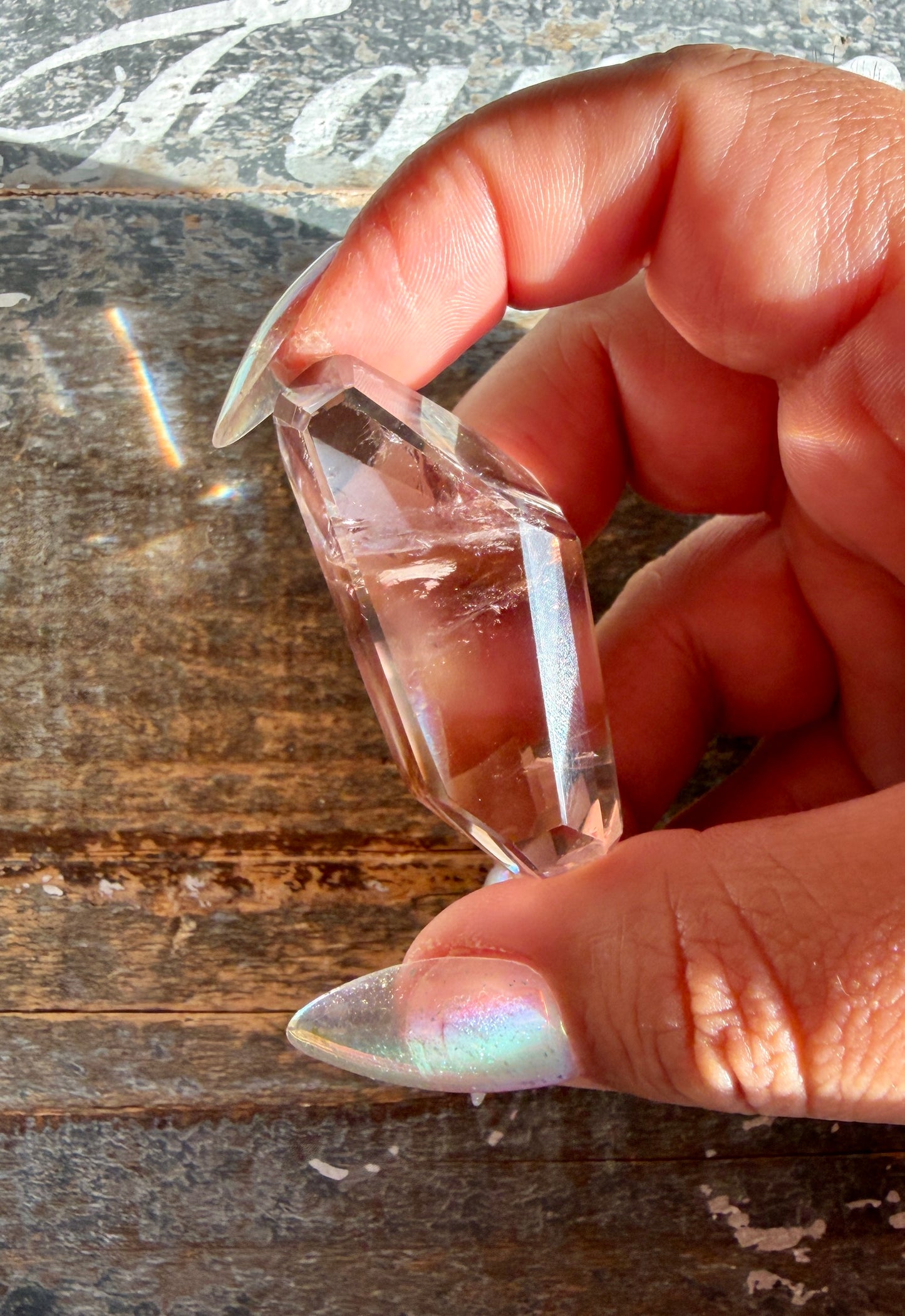 Gorgeous Powellite In Amethyst Freeform from Bahia Brazil | Opt Hh