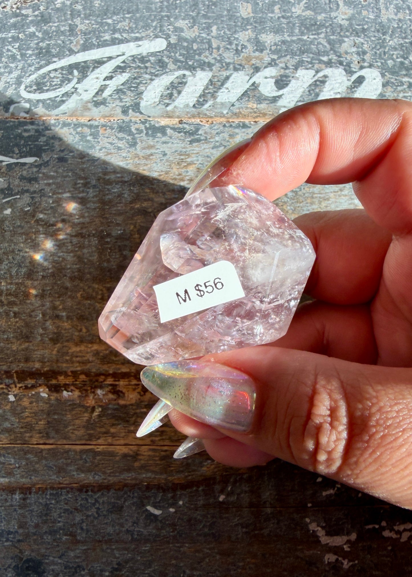 Gorgeous Powellite In Amethyst Freeform from Bahia Brazil | Opt M