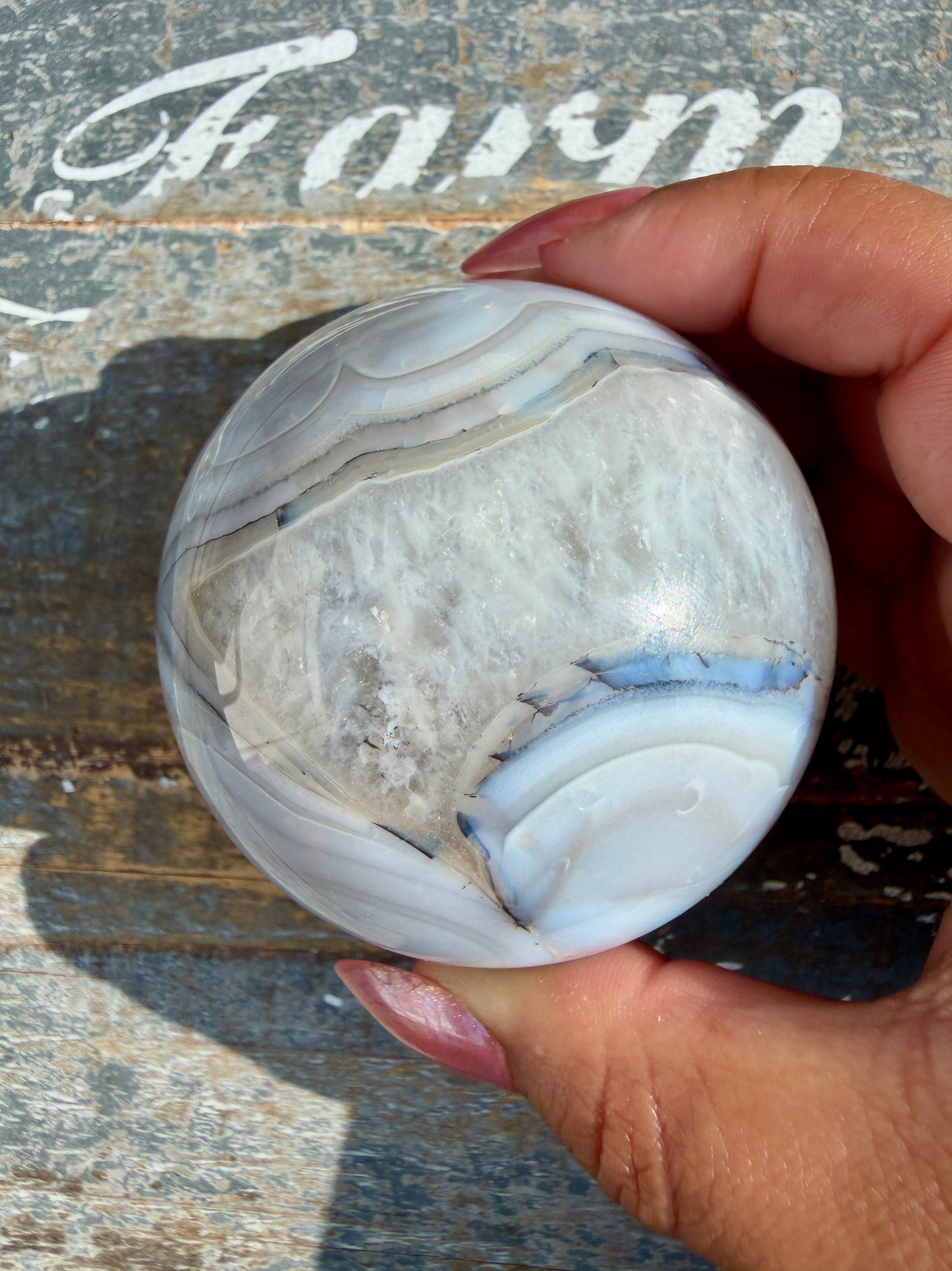 Gorgeous Carnelian/Orca Agate Sphere | Opt 32
