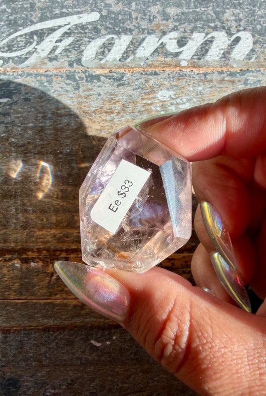 Gorgeous Powellite In Amethyst Freeform from Bahia Brazil | Opt Ee