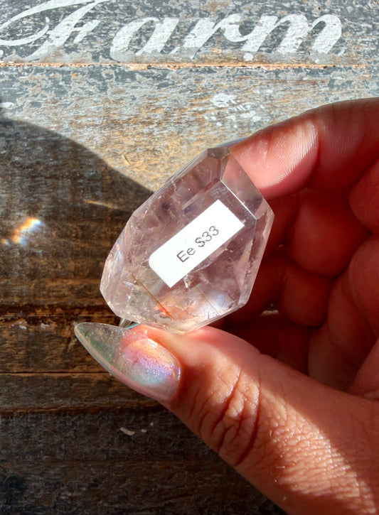 Gorgeous Powellite In Amethyst Freeform from Bahia Brazil | Opt Ee