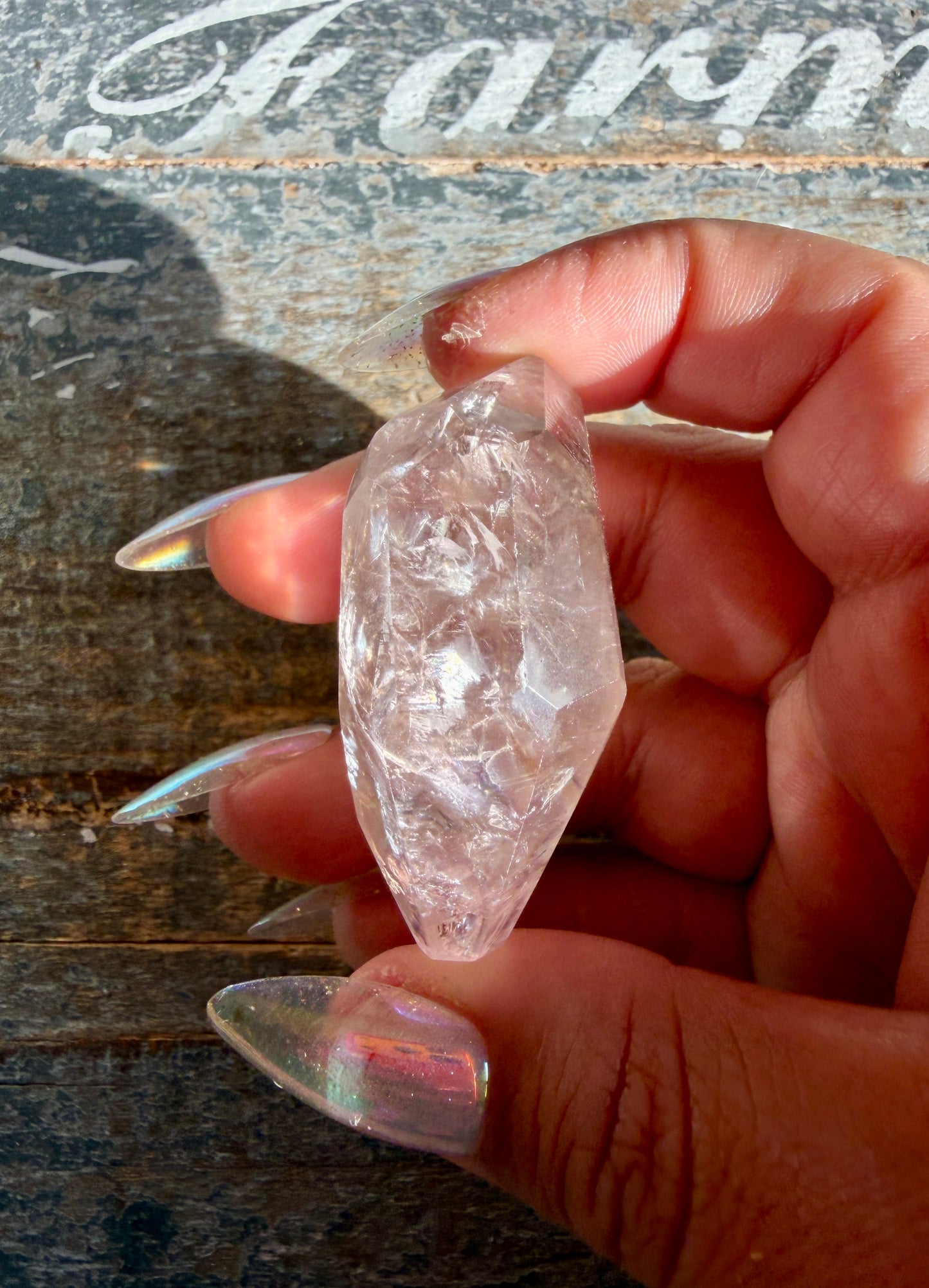 Gorgeous Powellite In Amethyst Freeform from Bahia Brazil | Opt F