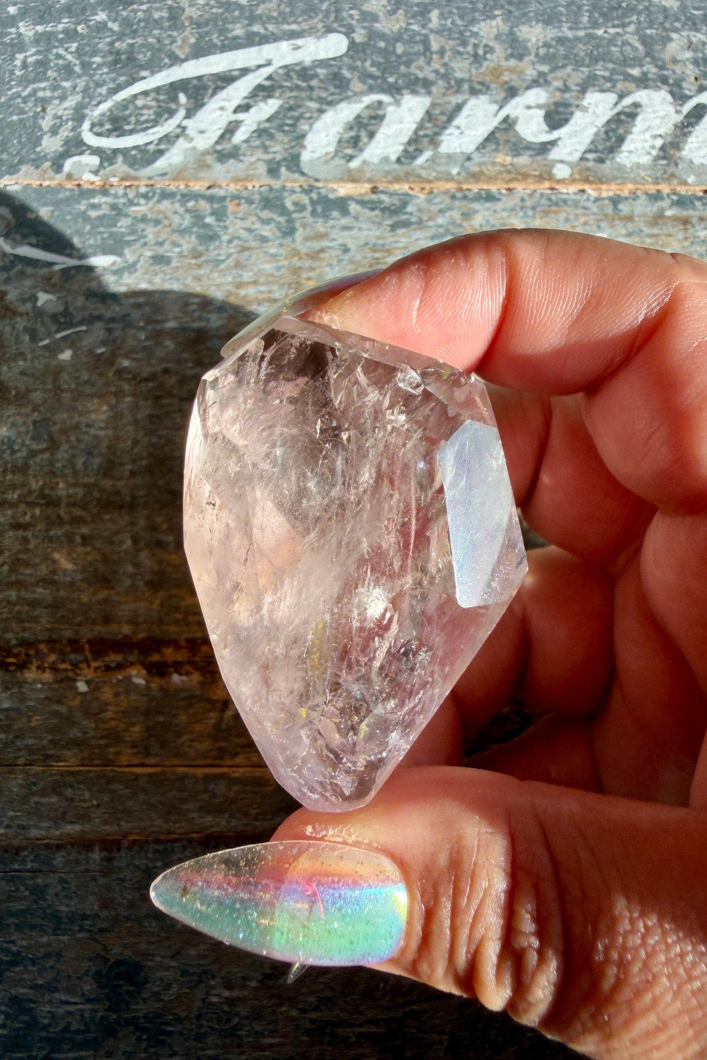 Gorgeous Powellite In Amethyst Freeform from Bahia Brazil | Opt F