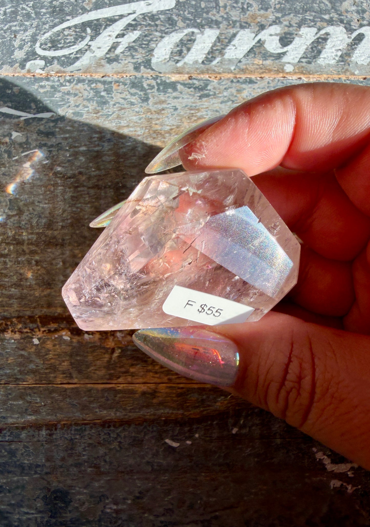 Gorgeous Powellite In Amethyst Freeform from Bahia Brazil | Opt F