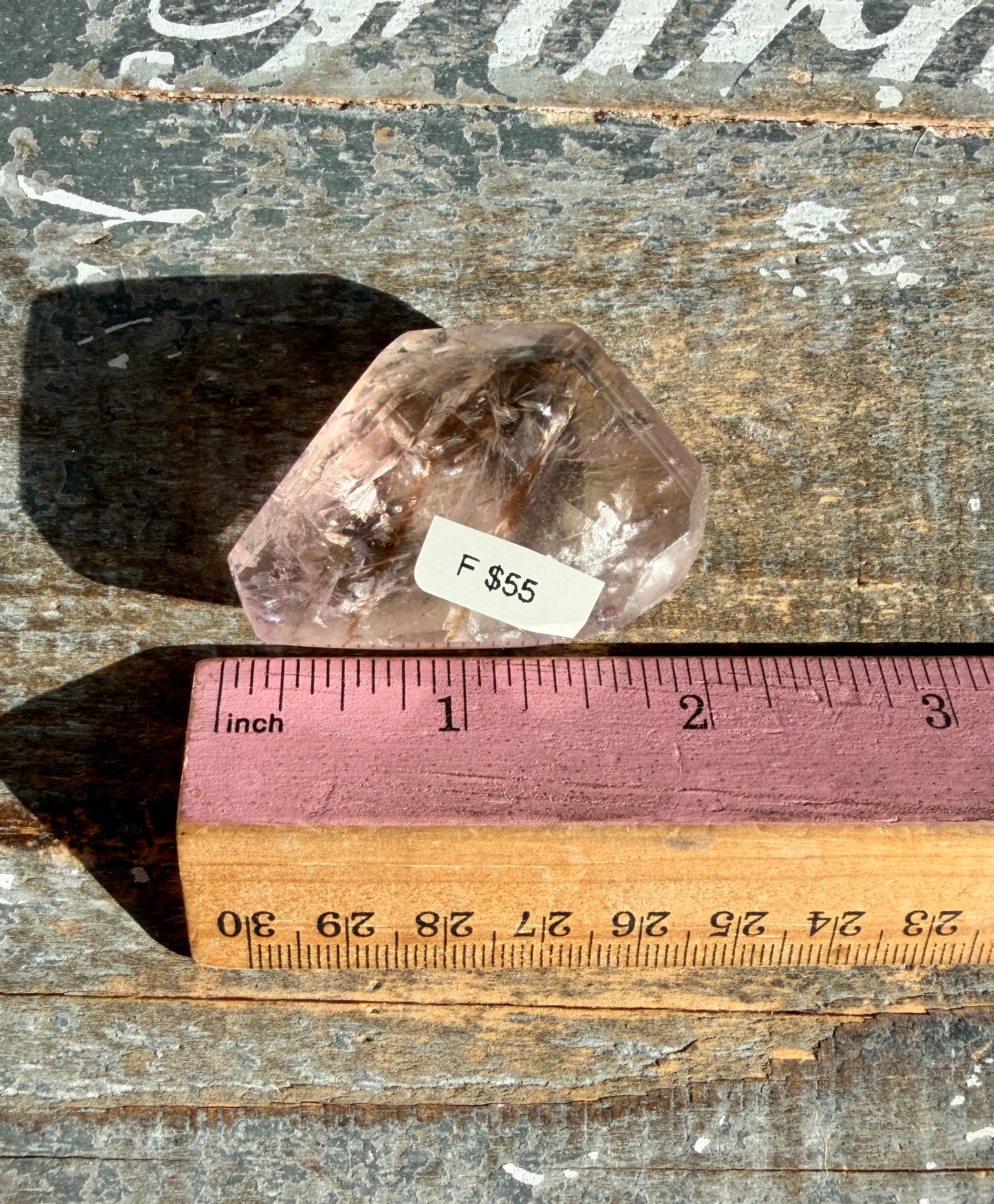 Gorgeous Powellite In Amethyst Freeform from Bahia Brazil | Opt F