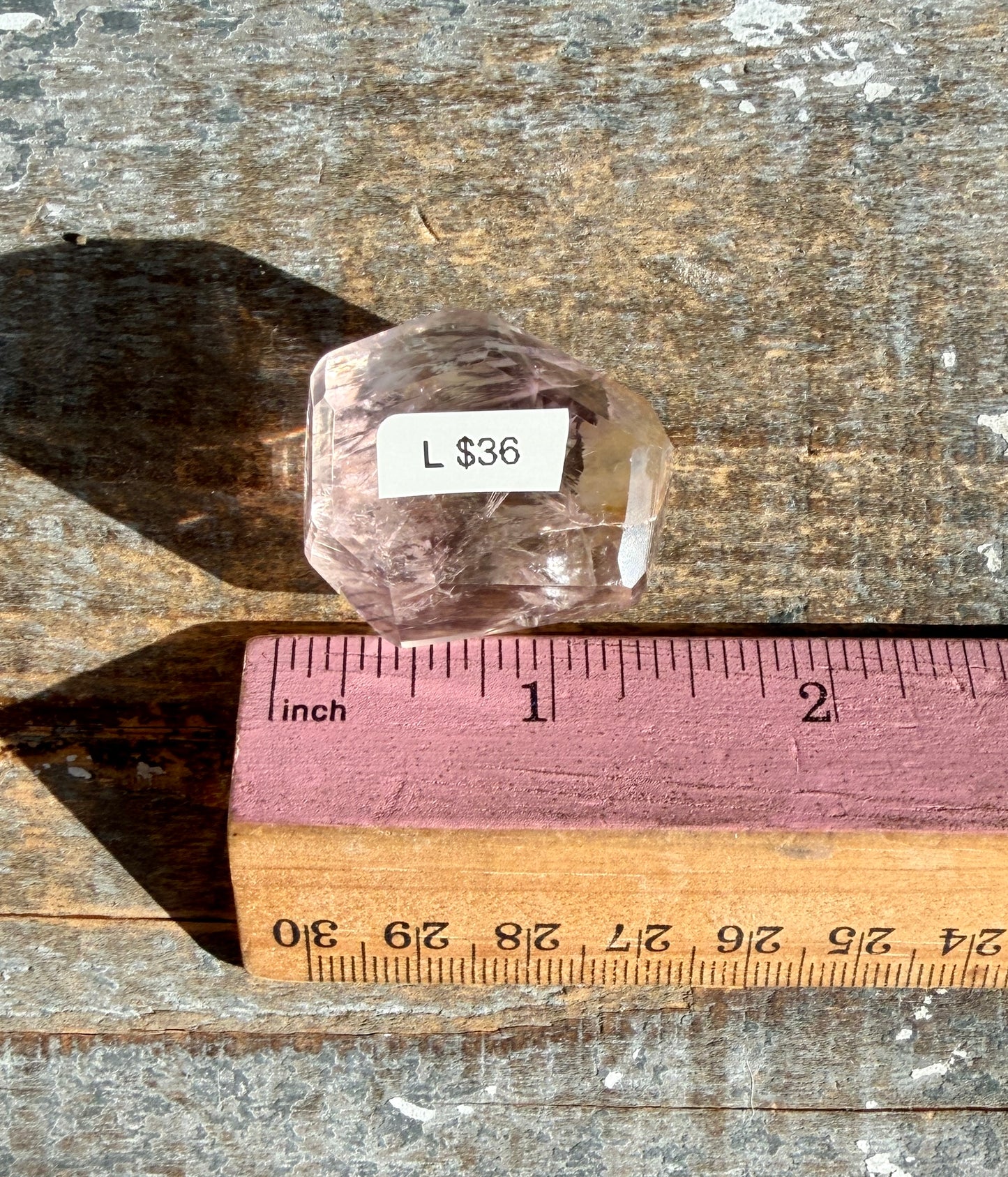 Gorgeous Powellite In Amethyst Freeform from Bahia Brazil | Opt L