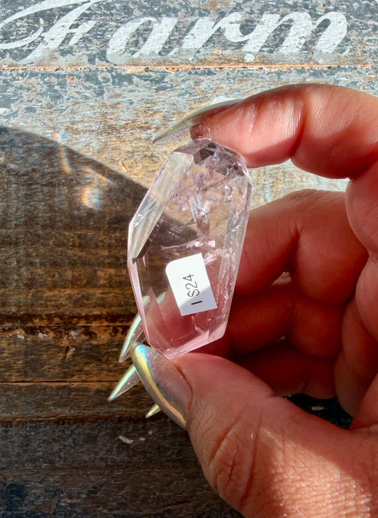 Gorgeous Powellite In Amethyst Freeform from Bahia Brazil | Opt I