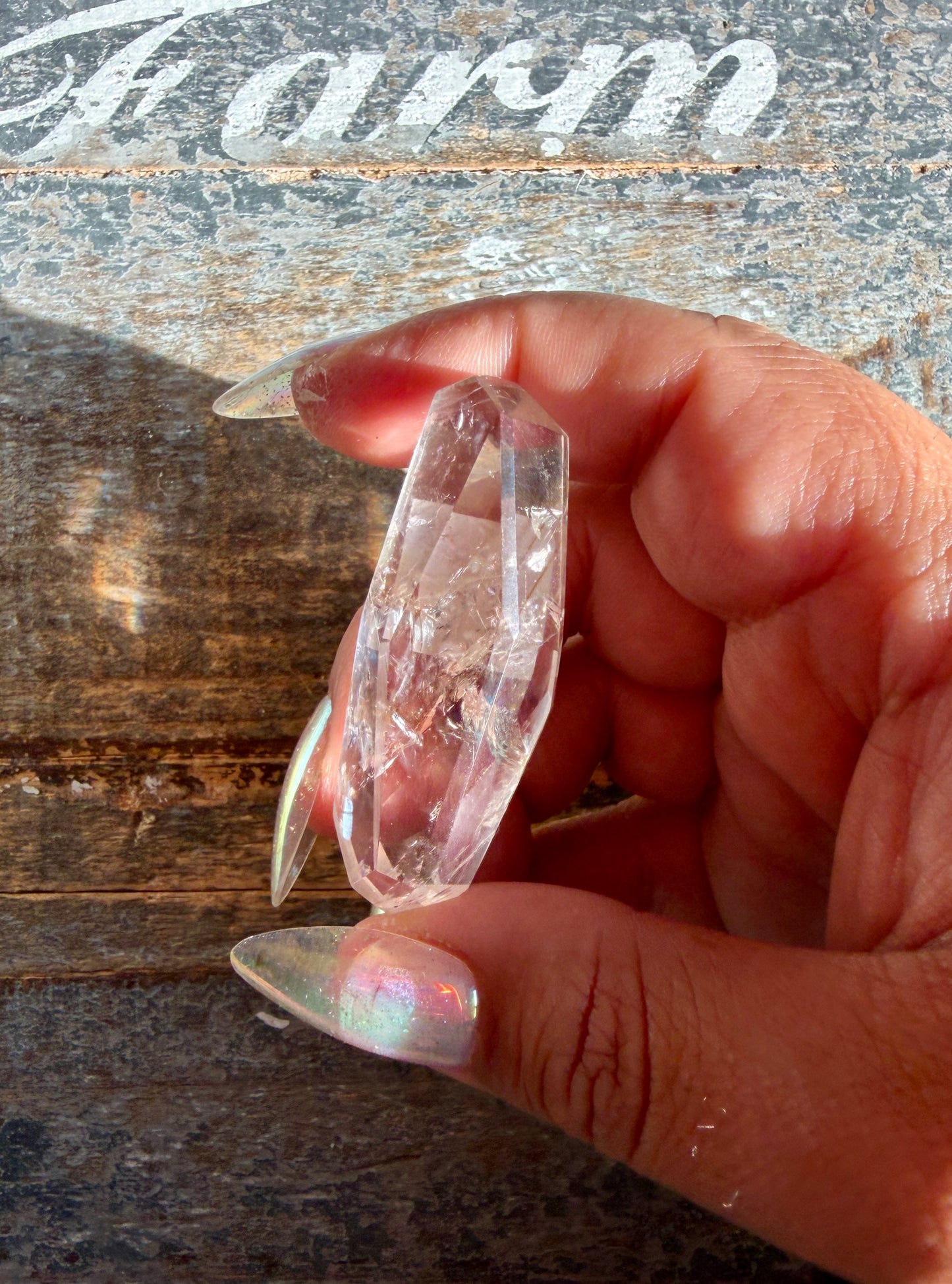 Gorgeous Powellite In Amethyst Freeform from Bahia Brazil | Opt E