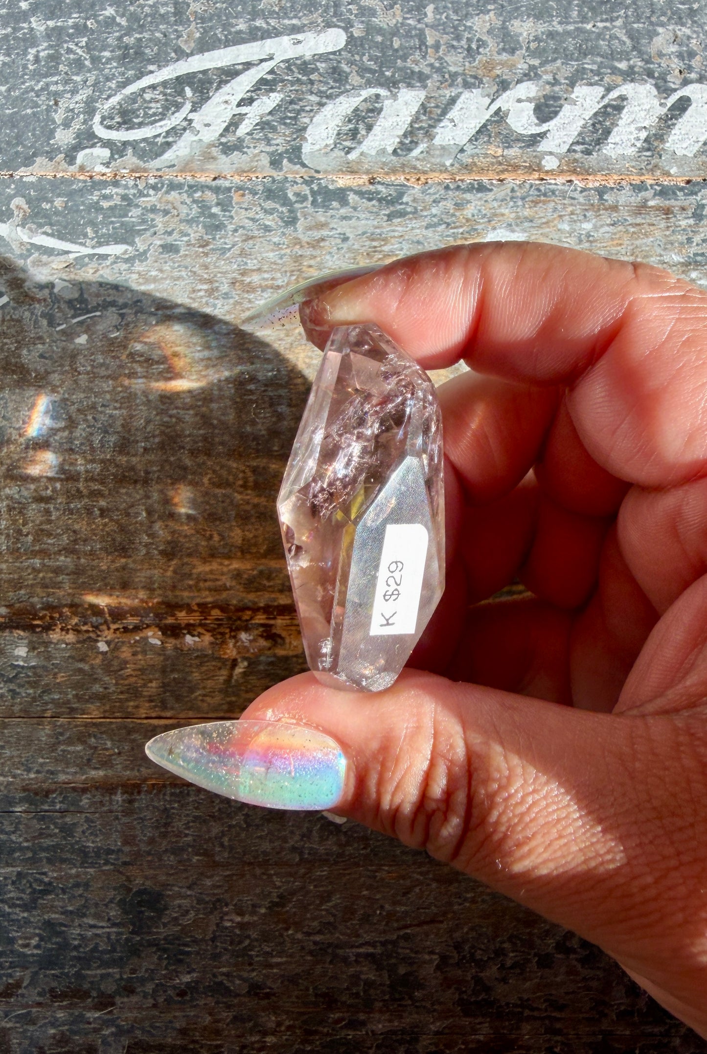 Gorgeous Powellite In Amethyst Freeform from Bahia Brazil | Opt K