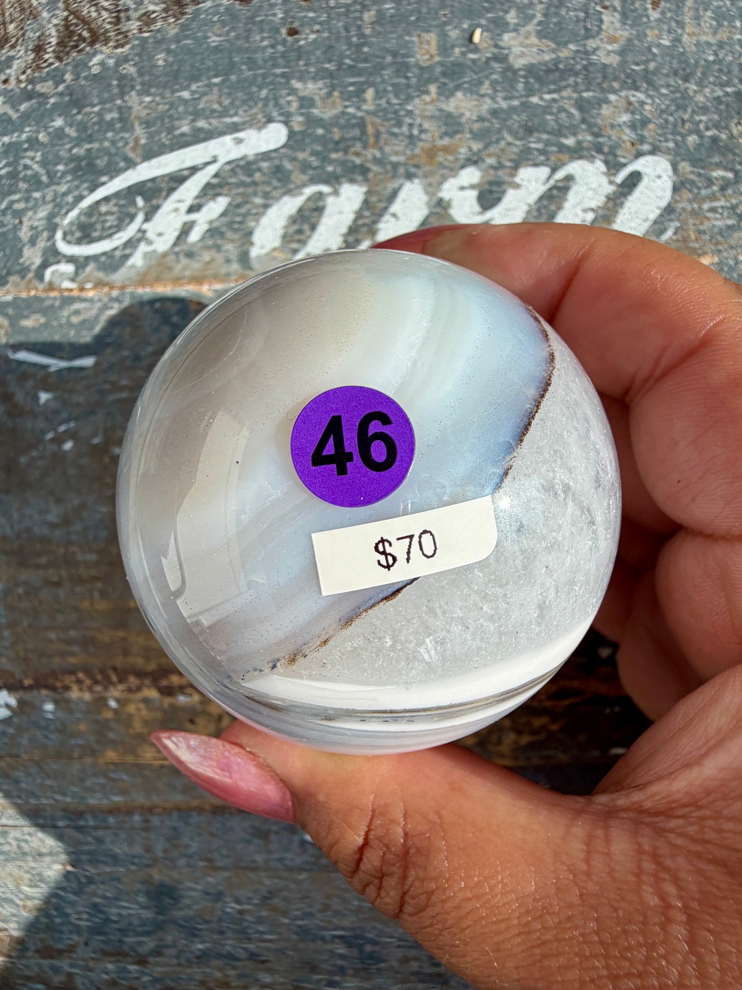 Gorgeous Carnelian/Orca Agate Sphere | Opt 46