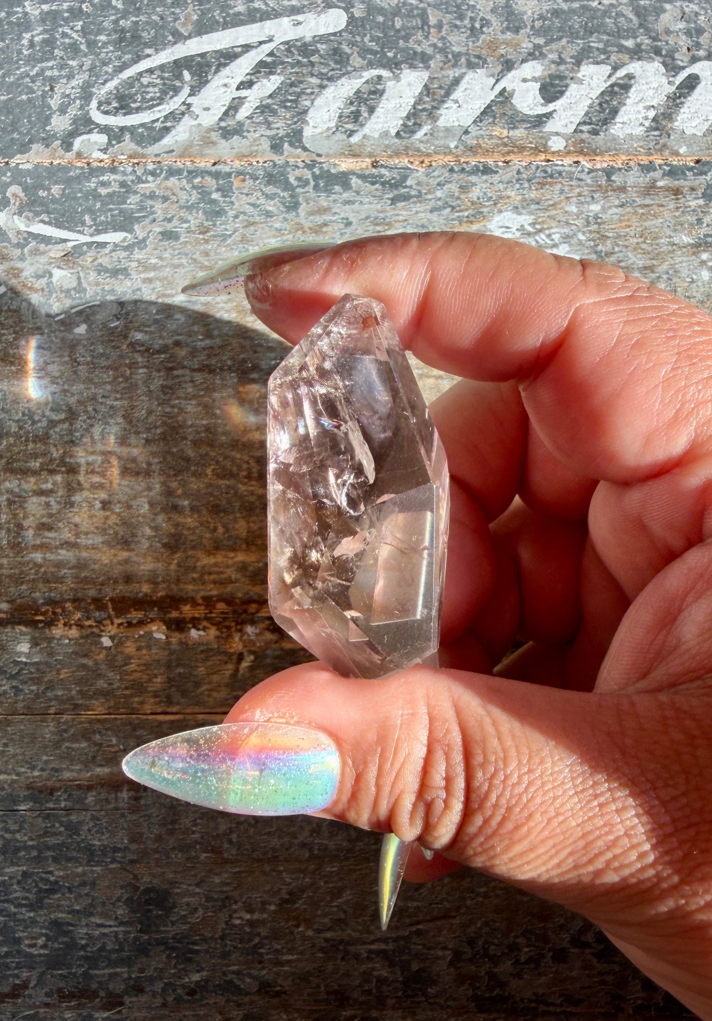 Gorgeous Powellite In Amethyst Freeform from Bahia Brazil | Opt K