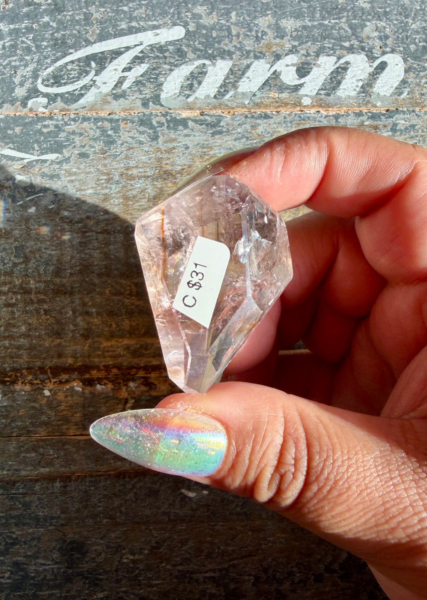 Gorgeous Powellite In Amethyst Freeform from Bahia Brazil | Opt C